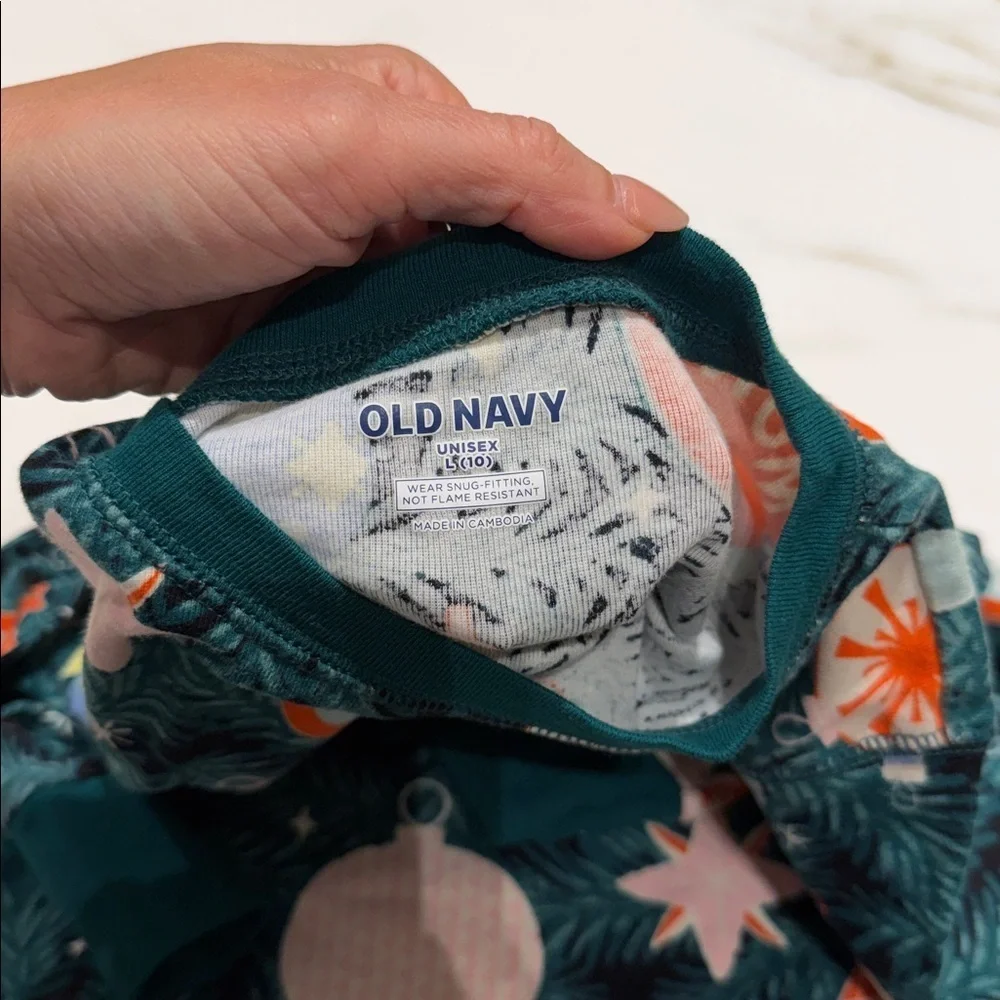Old navy Kids Pajamas Set - Green and Multicolor